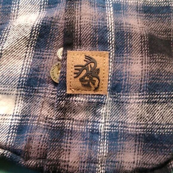Legendary Whitetails Buck Camp Cotton Men's LG  Corduroy neck & cuffs - Picture 4 of 10